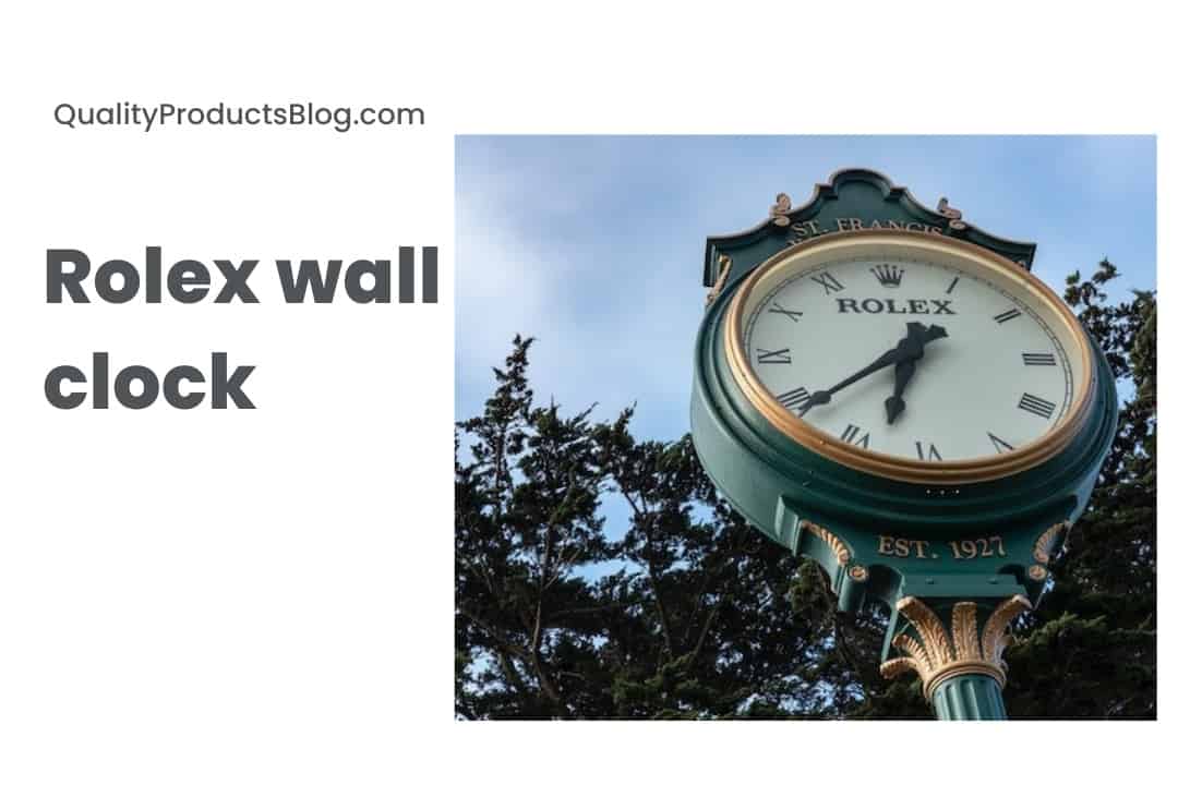 Rolex wall clock