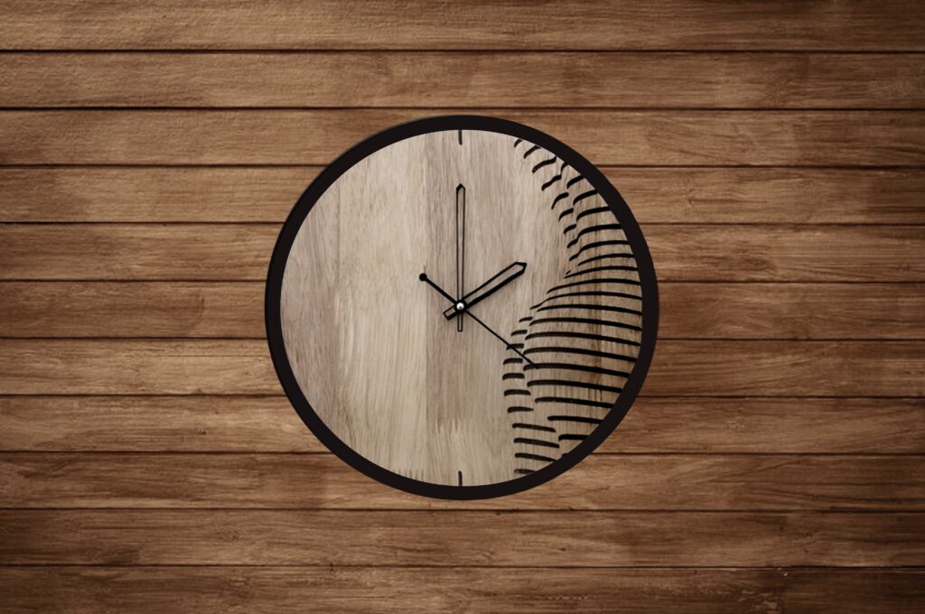 Wooden large Wall Clock