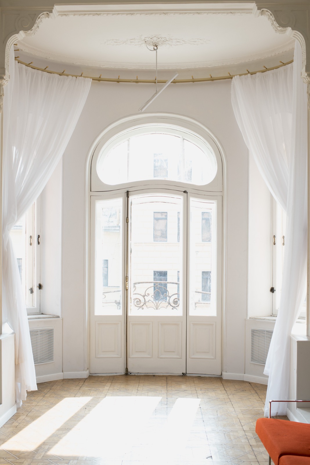 Fashionable curtains for French door