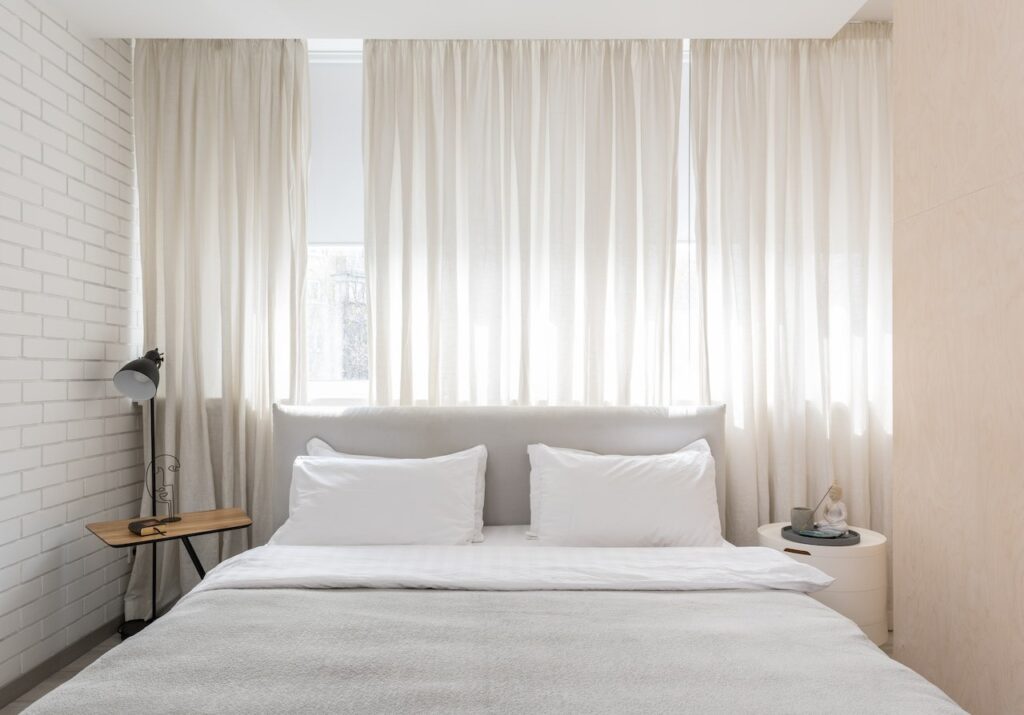 White Sheer Curtains for bedroom